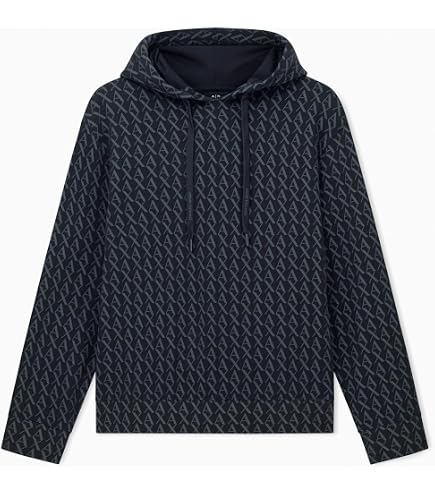 Armani Exchange Men's Icon Project Embroidered Zip Up Hooded
